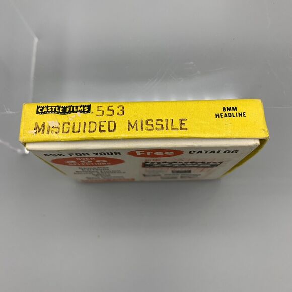 Vtg Super 8 Film Woody Woodpecker Misguided Missile Castle Films B & W Untested - Picture 5 of 8